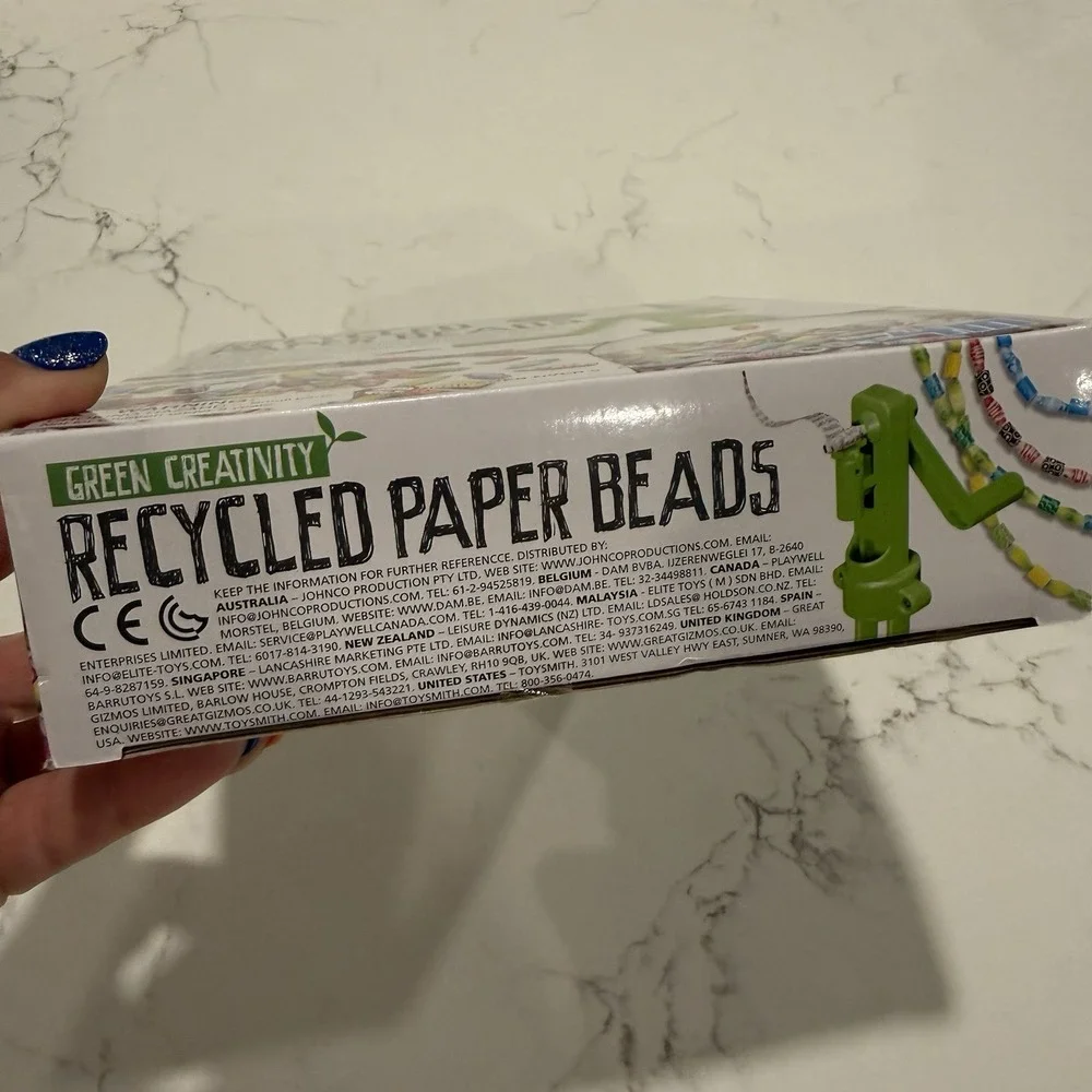 Recycled Bead Crafting Kit Necklace Creative Gift Idea